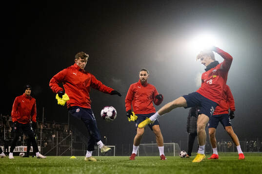 Helsingborgs Anton Nilsson, Ali Suljic och Victor Blixt