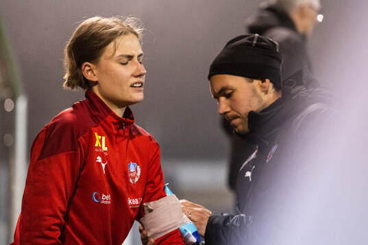 Helsingborgs målvakt Amanda Bäckström
