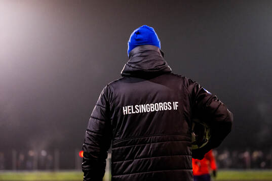 En jacka med texten Helsingborgs IF