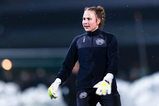 Hammarbys målvakt Anna Tamminen