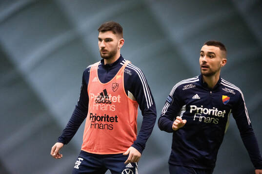 Besard Sabovic och Carlos Moros Gracia
