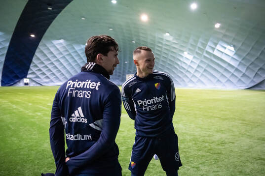 Gustav Wikheim och Piotr Johansson