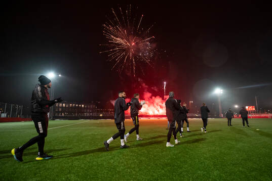 Bläddra bland fler bilder av Fotboll, Superettan, Gais, Träning
