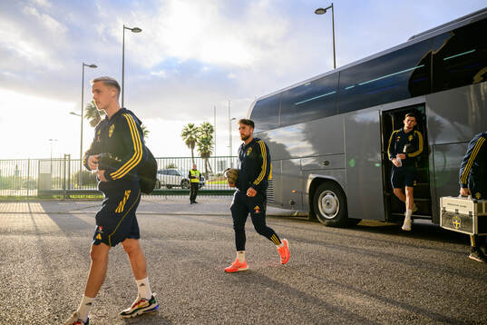 Jacob Ondrejka, Moustafa Zeidan and Armin Gigovic of Sweden