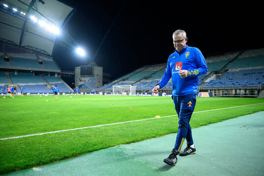 Head coach Janne Andersson of Sweden