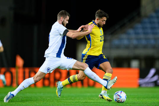 Arttu Hoskonen of Finland and Moustafa Zeidan of Sweden