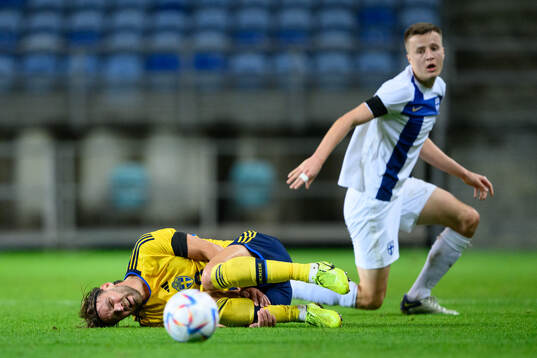 Christoffer Nyman of Sweden and Robert Ivanov of Finland