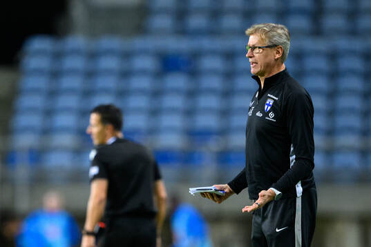 Head coach Markku Kanerva of Finland