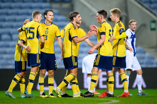 Christoffer Nyman and Noah Persson celebrates