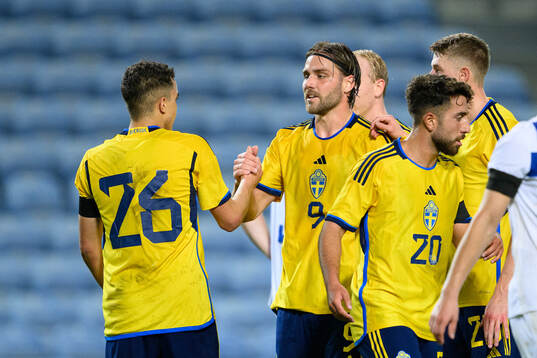 Christoffer Nyman of Sweden celebrates