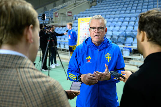 Head coach Janne Andersson of Sweden