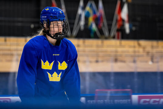 Mira Markström of Sweden at a practice session