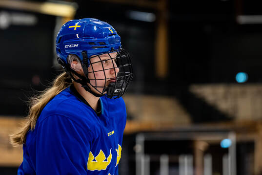 Jenna Raunio of Sweden at a practice session