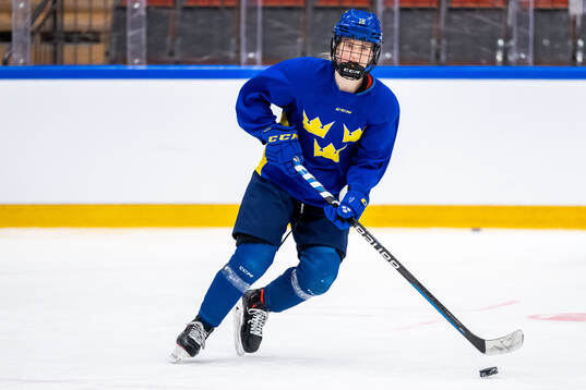 Hilda Svensson of Sweden at a practice session