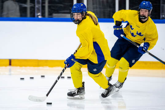 Ebba Hedqvist of Sweden at a practice session