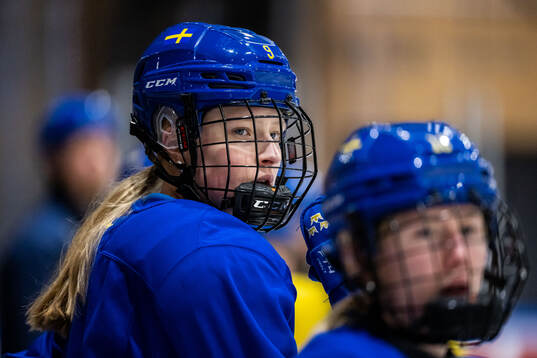 Mira Markström of Sweden at a practice session