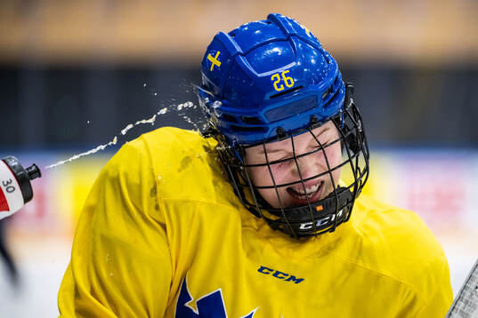 Emma Goding of Sweden at a practice session