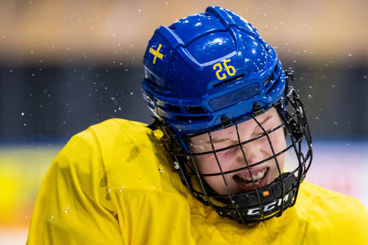 Emma Goding of Sweden at a practice session