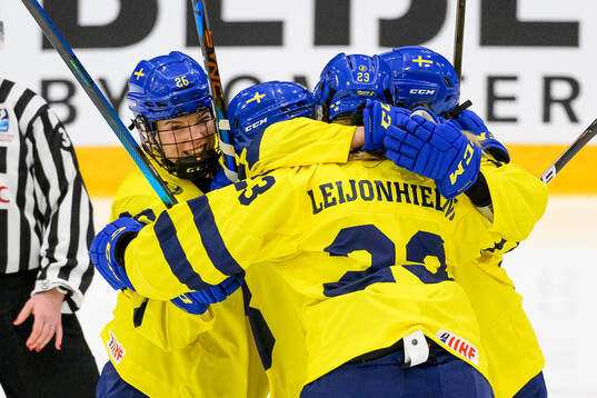 Hilda Svensson of Sweden celebrates