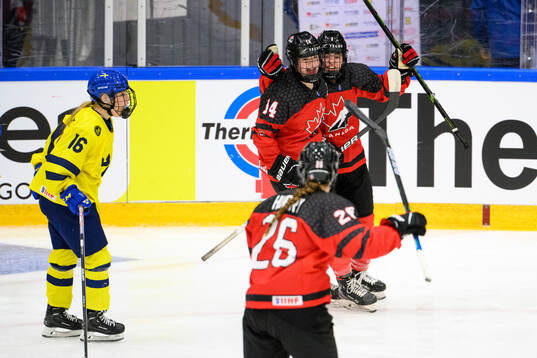 Emilia Bergeby Hallbeck of Sweden looks dejected as Emma
