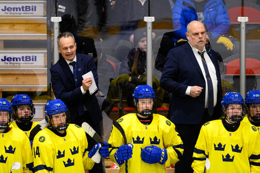 Head coach Andreas Karlsson and assistant coach Ulf Hall
