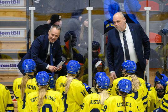 Head coach Andreas Karlsson and assistant coach Ulf Hall