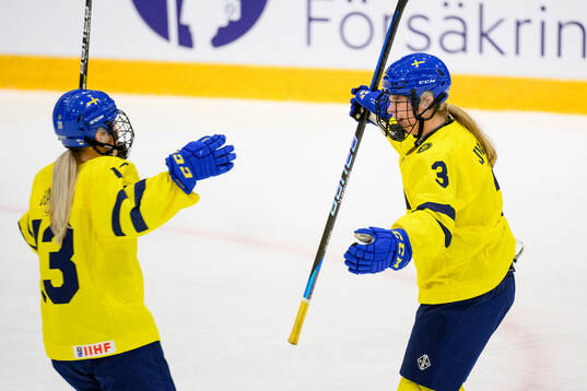Mira Jungåker of Sweden celebrates