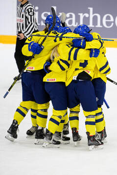 Mira Jungåker of Sweden celebrates