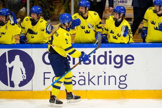 Mira Jungåker of Sweden celebrates