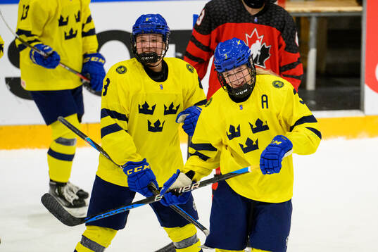 Mira Jungåker of Sweden celebrates