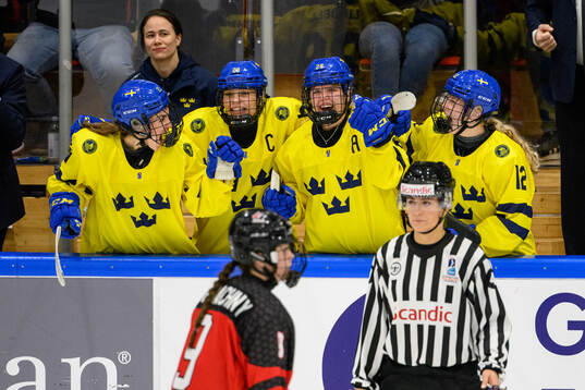 Moa Gustafsson of Sweden celebrates