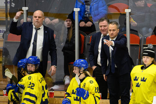 Assistant coach Ulf Hall and Head coach Andreas Karlsson of