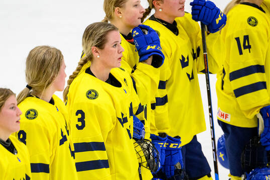 Mira Jungåker of Sweden looks dejected