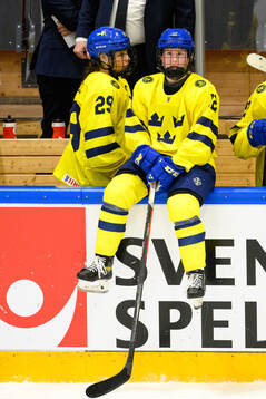 Stina Andersson look dejected