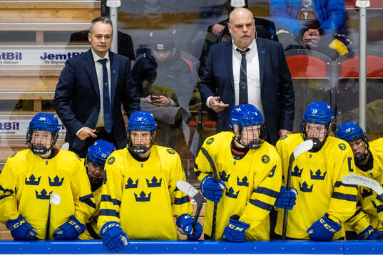 Head coach Andreas Karlsson and assistant coach Ulf Hall