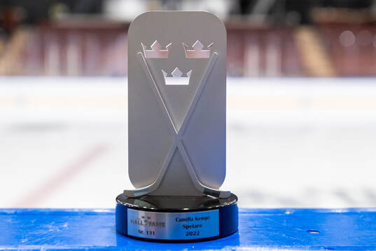 The trophy of the Swedish hall of fame
