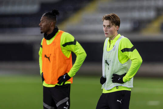 Häckens Franklin Tebo Uchenna och Sigge Jansson