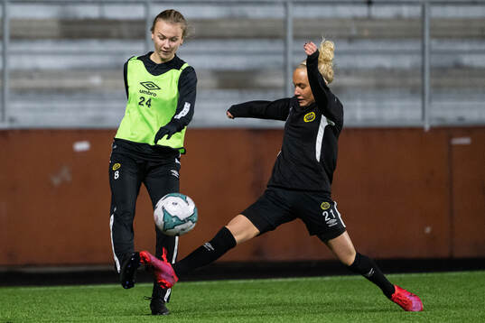 Linn Sångberg och Tea Skoglund