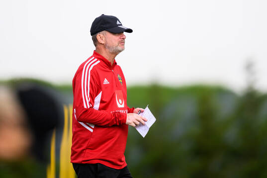 head coach Peter Gerhardsson of the Swedish women's