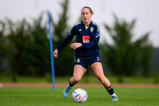 Julia Roddar of the Swedish women's football national team