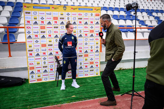 Julia Roddar of the Swedish women's football national team