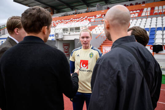 goalkeeper Hedvig Lindahl of the Swedish women's football