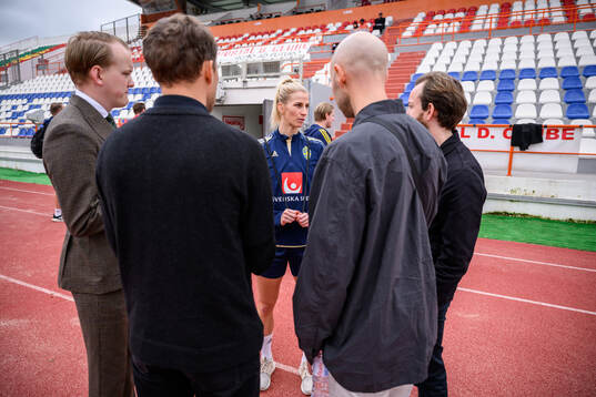 Sofia Jakobsson of the Swedish women's football national