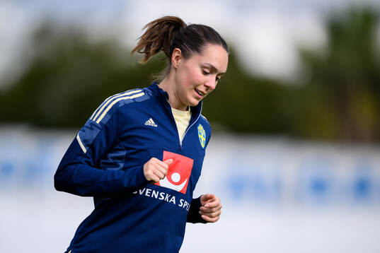 Felicia Rogic of the Swedish women's football national team