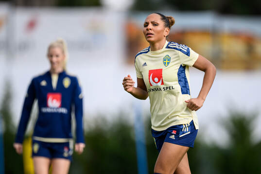 Madelen Janogy of the Swedish women's football national