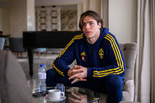 goalkeeper Jacob Widell Zetterström of the Swedish men's