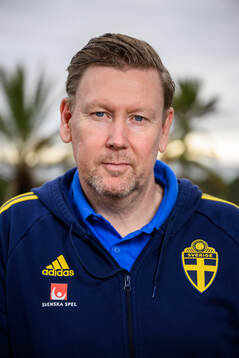 assistant coach Peter Wettergen of the Swedish men's