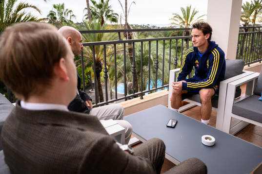 Hjalmar Ekdal of the Swedish men's football national team
