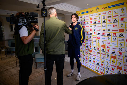 goalkeeper Jacob Widell Zetterström of the Swedish men's