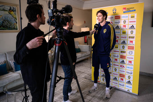 goalkeeper Jacob Widell Zetterström of the Swedish men's